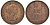 Великобритания 1 пенни 1961 Елизавета II (1952-2022) KM 897, Spink 4157 бронза 4131-445