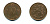 Финляндия 10 пенни 1921 республика (1918-1962) KM 24 медь 46-332