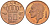 БЕЛЬГИЯ 50 САНТИМОВ 1993 BELGIE, БОДУЭН I (1951-1993) KM 149.1 бронза 214-656