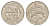 Исландия 5 крон 1987 дельфины KM 28 медно-никель 4635-127