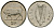 Ирландия 5 пенсов 1996 бык KM 28 медно-никель 4136-925