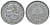 Франция 5 франков 1949 closed 9 KM 888b.1, Le Franc 339.17 алюминий 4123-534