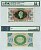 Гваделупа 20 франков 1944 в слабе PMG 50 (about Uncirculated).Голова победы Pick 28a  бумага  aUNC 452-3-28