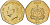 Самоа 1 доллар 2002 KM 135 латунь UNC 4367-434