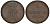 Ганновер 1 пфенниг 1840 A, Эрнст Август (1837-1851) KM 173.1, AKS 126, J. 54 медь 72-1037