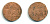 БЕЛЬГИЯ 2 ЦЕНТА ND медь 58-355