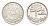 Гватемала 5 сентаво 1955 KM 257.1 серебро 4644-258