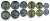 Эфиопия лот из 6 монет 2004-2010 (1, 5, 10, 25, 50 центов, 1 бырр) UNC M80-01