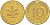 ФРГ 10 ПФЕННИГОВ 1991 J KM 108, J. 383 сталь плакированная латунью 4182-1011