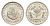 ЮАР 5 центов 1961 KM 59 серебро UNC 4636-326