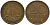 ГДР 20 пфеннигов 1969 А, первый год KM 11 латунь 4601-517
