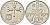 Израиль 1 лира 1973 JE5733, без звезды Давида KM 47.1 медно-никель 4557-133