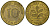 ФРГ 10 пфеннигов 1995 J KM 108 сталь плакированная латунью 4167-911