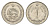 Иран 1 риал 1968 SH 1347 KM?1171a медно-никель UNC 4632-162
