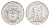 Ватикан 1 лира 1947 MCMXLVII, Пий XII KM 40 алюминий 1529-1021