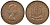 Великобритания 1/2 пенни 1964 Елизавета II (1952-2022) KM 896, Spink 4158 бронза 4122-833