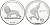 Конго 10 франков 2000 олимпийские дисциплины, бандминтон KM 54 серебро PROOF 04-319-23
