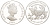 Каймановы острова 1 доллар 1995 Вымирающие виды KM 125 серебро PROOF 441-531