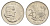 ЮАР 20 центов 1966 Ян ван Рибек (1619-1677), Suid Africa, легенда на африкаанс, цветок протея KM 69.2 никель 4603-934