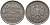 ФРГ 2 марки 1951 J J 386, KM 111 медно-никель плакированный никелем 1522-132