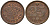 Дания 25 эре 1990 LG; JP; A, Маргрете II (1972-) KM 868.1 бронза    4602-669