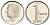 Бельгия 1 франк 1996 Belgie KM 188 железо плакированное никелем UNC 192-524