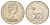 Остров Мэн 1 крона 1970 Мэнкская кошка KM 18 медно-никель BU 1083-5-14