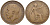 Великобритания 1 пенни 1916 Георг V (1910-1936) KM 810, Spink 4051 бронза 3460-736