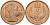Ливия 5 миллим 1952 Мухаммад Идрис ас-Сануси (1951-1969) KM 3 бронза aUNC 4599-1211