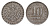 Германия 10 пфеннигов 1916 A, Вильгельм II (1888-1918) KM 20, J. 298 железо 4640-337