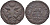 РОССИЯ ДЕНЬГА 1740 АННА (1730-1740), Биткин 372 ИЛИ 373 KM 188 медь 155-521