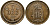 Швеция 5 эре 1889 Оскар II (1872-1907) король Швеции и Норвегии, большие цифры года KM 757 бронза 53-657