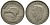 Новая Зеландия 1 флорин 1943 Георг VI (1936-1952), птичка киви KM 10.1 серебро 272-1611
