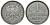 ФРГ 1 марка 1950 J, KM 110, J. 385 медно-никель 72-623