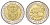 ЮАР 5 рандов 2016 KM 281 биметалл UNC 4626-932