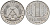 ГДР 1 пфенниг 1968 A KM 8.1 алюминий 105-342