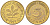 ФРГ 5 пфеннигов 1991 F KM 107, J. 382 сталь плакированная латунью 187-553