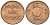 Швеция 5 эре 1972 Густав VI Адольф (1950-1973) KM 845 бронза 4618-115