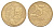 Бразилия 25 сентаво 2003 KM 650.1 сталь плакированная латунью 4642-1122