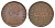 Британская Индия 1/4 анна 1876 Виктория (1837-1901) KM 467 медь    1529-144