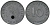 Германия 10 рейхспфеннигов 1944 D J. 371, KM 101 цинк 4175-346