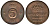 Швеция 5 эре 1965 U, Густав VI Адольф (1950-1973) KM 822 бронза 114-446
