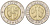 Гана 100 седи 1991 какао KM 32 биметалл UNC 110-624