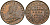 Британская Индия 1/4 анна 1936 Георг V (1910-1936) KM 512 бронза UNC 94-257