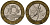 Франция 10 франков 1990 тип Гений Бастилии KM 964.1, Le Frank 375.5 биметалл 4138-331
