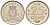 Нидерландские Антилы 25 центов 1985 Беатрикс (1980-2013) KM 11 никель UNC 3853-126