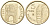 Испания 5 песет 1999 Мурсия, Хуан Карлос I KM 1008 латунь    4608-426