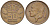 БЕЛЬГИЯ 50 САНТИМОВ 1970 BELGIQUE KM 148.1 бронза 96-733