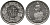 ШВЕЙЦАРИЯ 1/2 ФРАНКА 1992 В KM 23а.3 медно-никель 4528-566