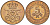 Дания 5 эре 1912 KM 806 бронза aUNC 272-1043